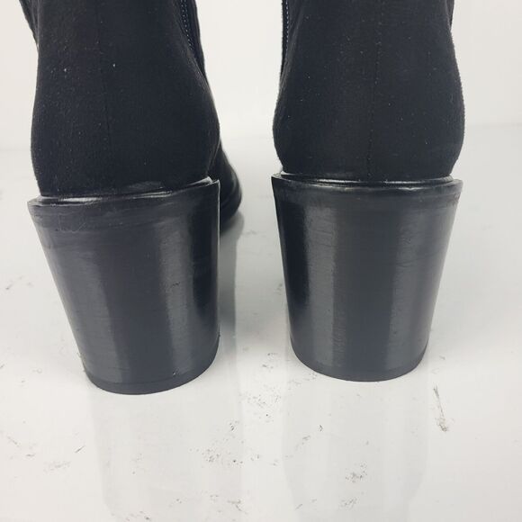 Seychelles Paradise City Leather Over the Knee Boots Black Size 7.5 - Picture 5 of 15